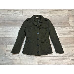 Converse military jacket olive green size XS